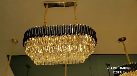 Modern Indoor Lighting Home Decoration Ceiling Lamp Luxury Pendant Light Crystal Chandelier