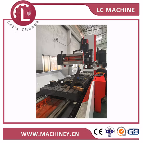 CNC Twin Head Milling Machine From China Hot Sales Twin Head Milling Machine-CNC Gantry Milling Machine-Electrical Magnetic Chuck